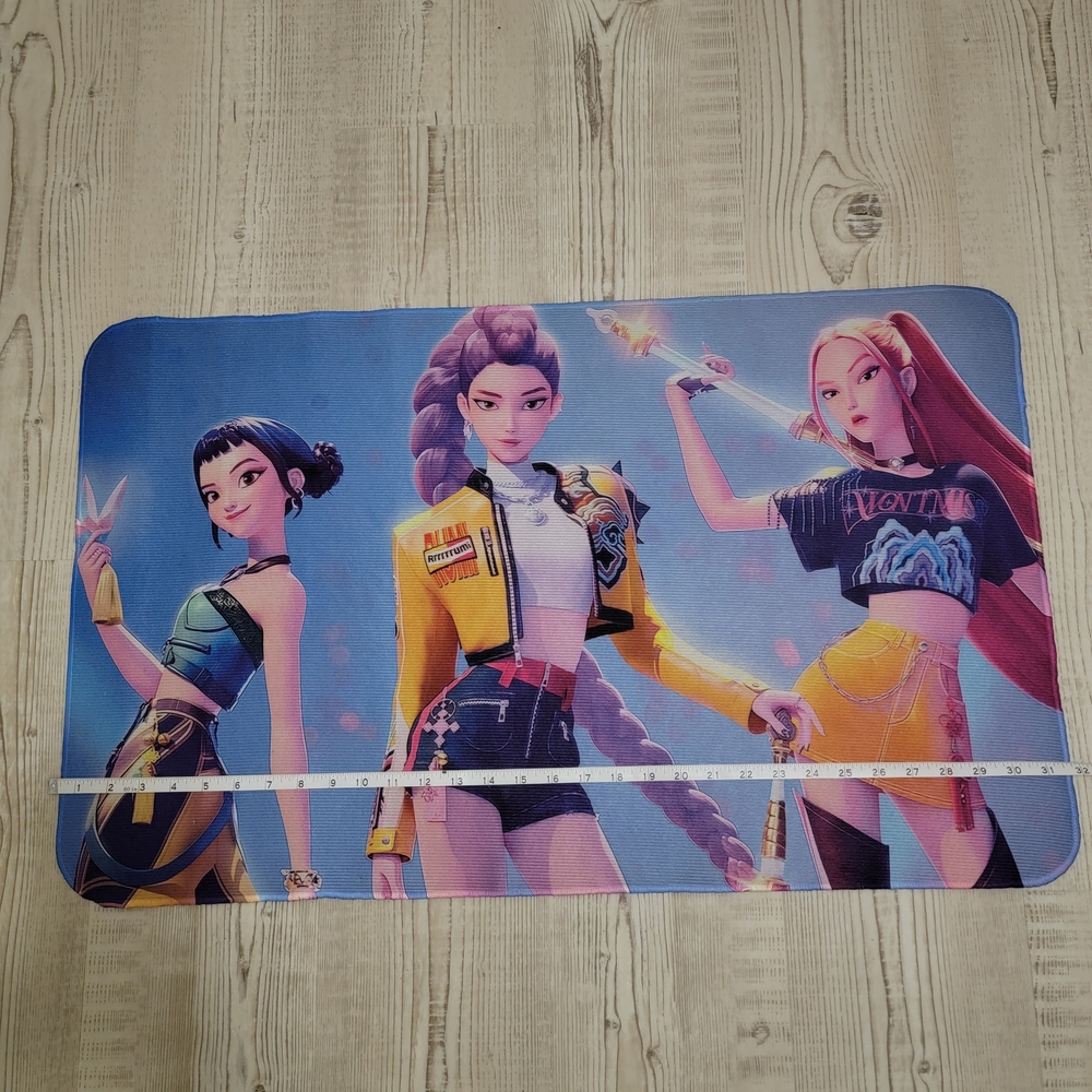 Colorful Mat With K-Pop Characters